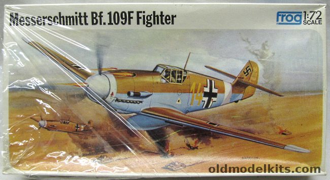 Frog 1/72 Messerschmitt Bf-109F - Marseille or Gallad, F426 plastic model kit